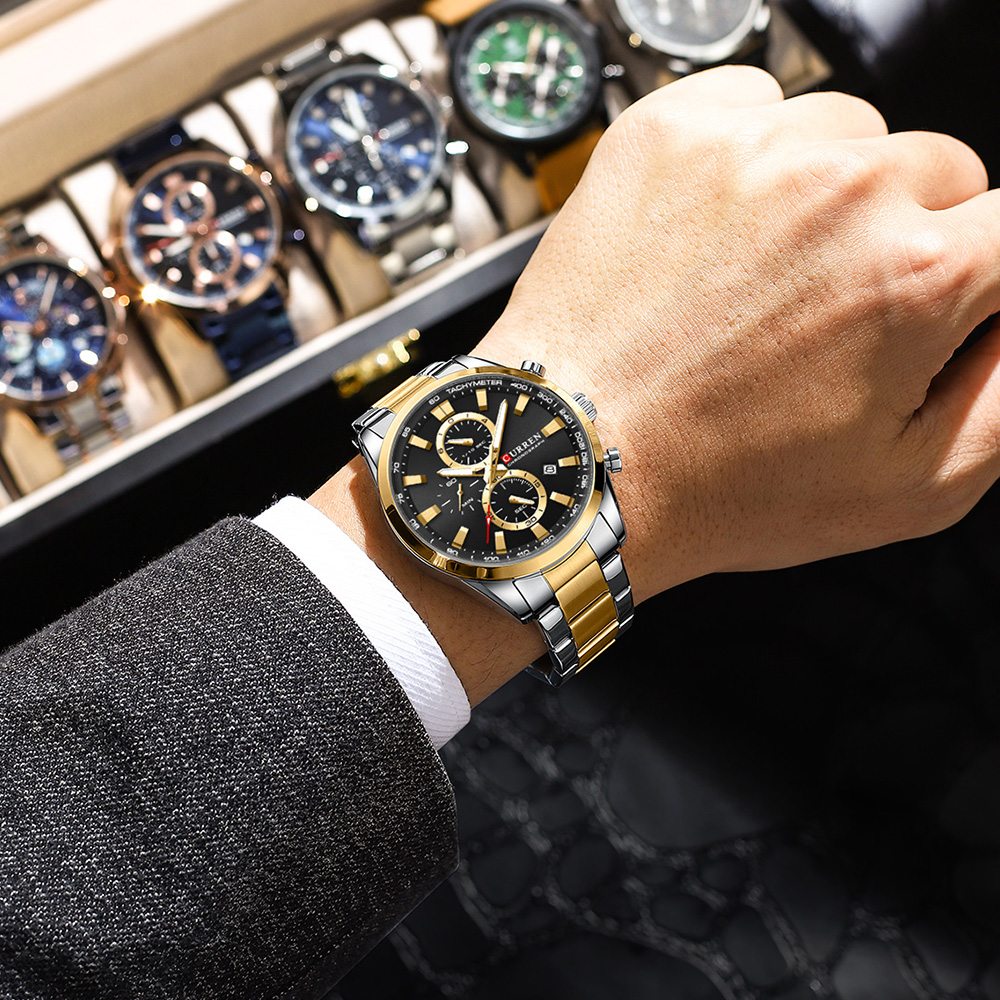 CURREN Casual Quartz Chrono Sp - Watch Accessories avis et prix