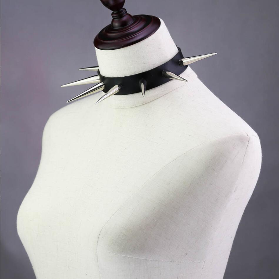 Emo Spike – collier ras du cou - Goth Punk Spike Choker avis et prix