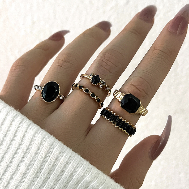 Ensemble de bagues rétro en pi - Vintage Punk Knuckle Rings Set avis et prix