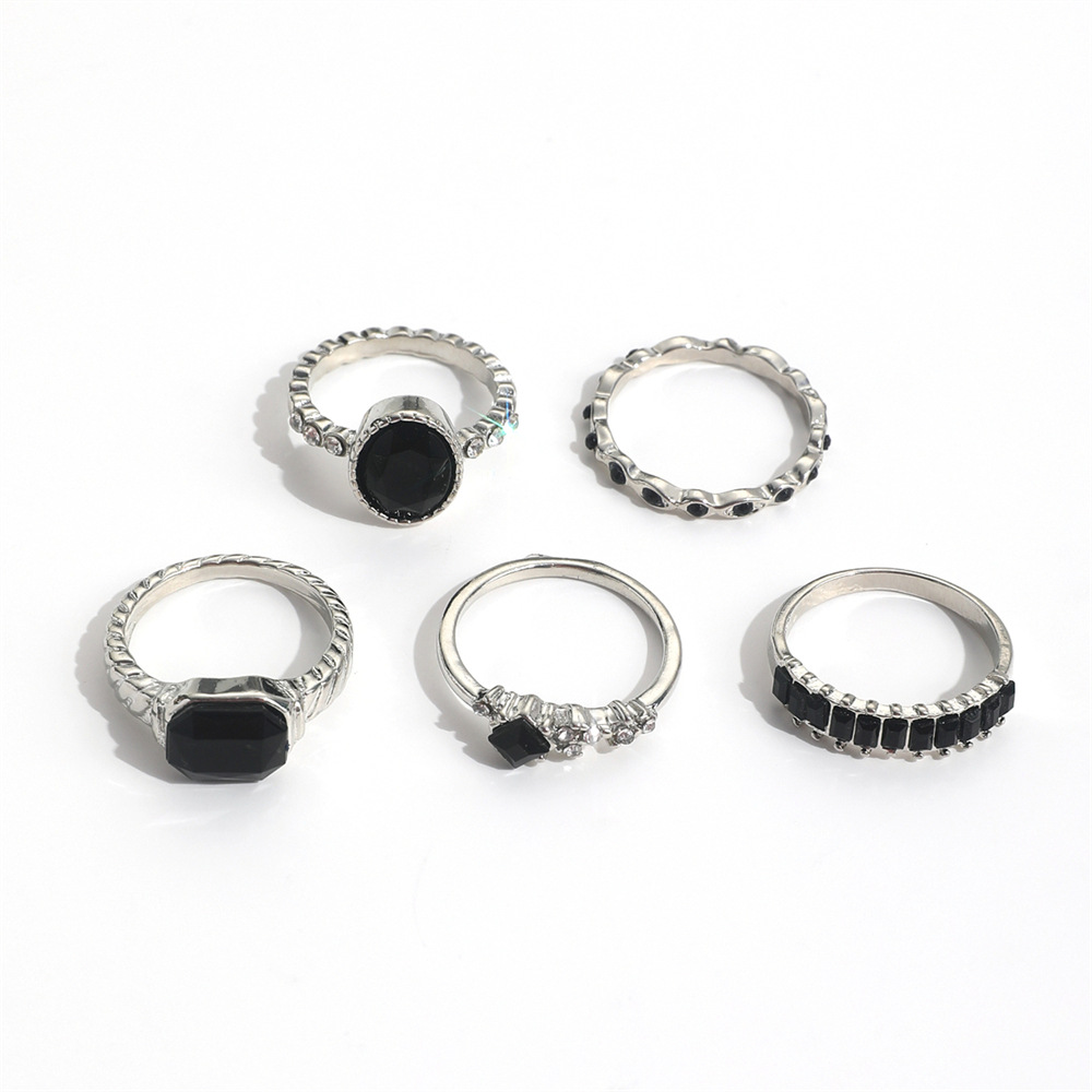 Ensemble de bagues rétro en pi - Vintage Punk Knuckle Rings Set avis et prix