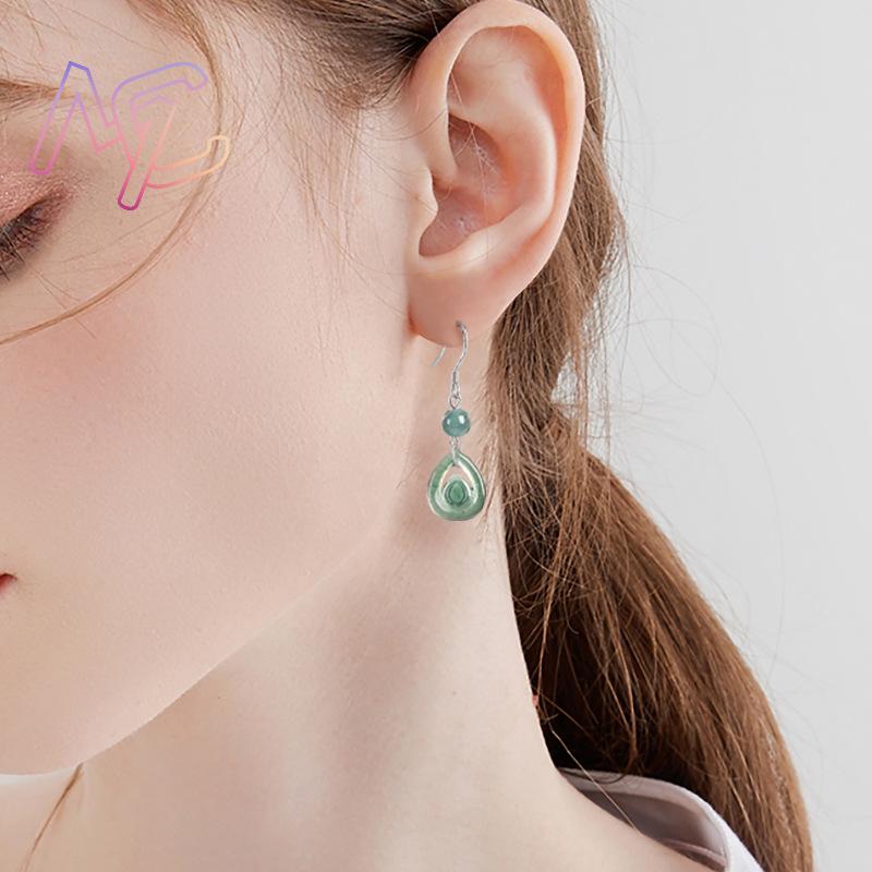 Boucles d'oreilles en jadeite  - Earrings avis et prix