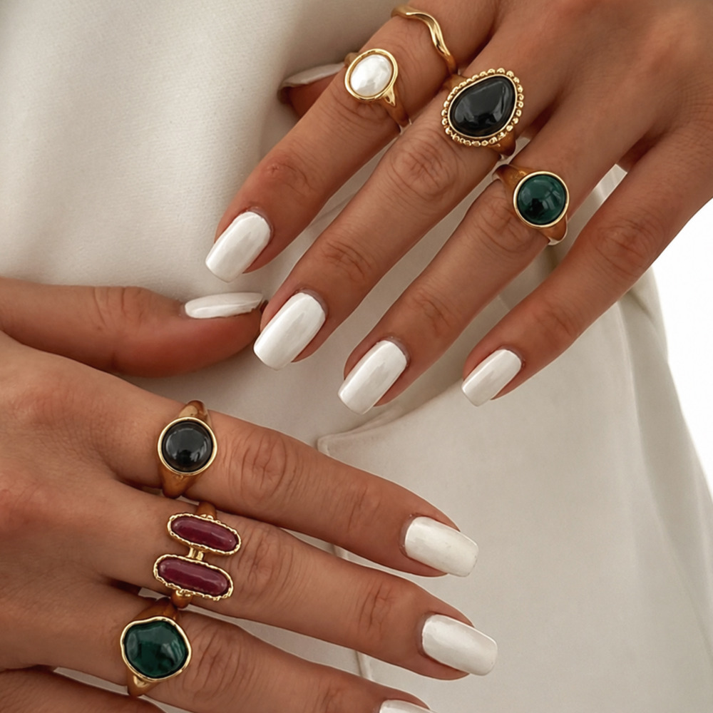 IngeSight.Z Ensemble de 7 pièc - Vintage Punk Knuckle Rings Set avis et prix