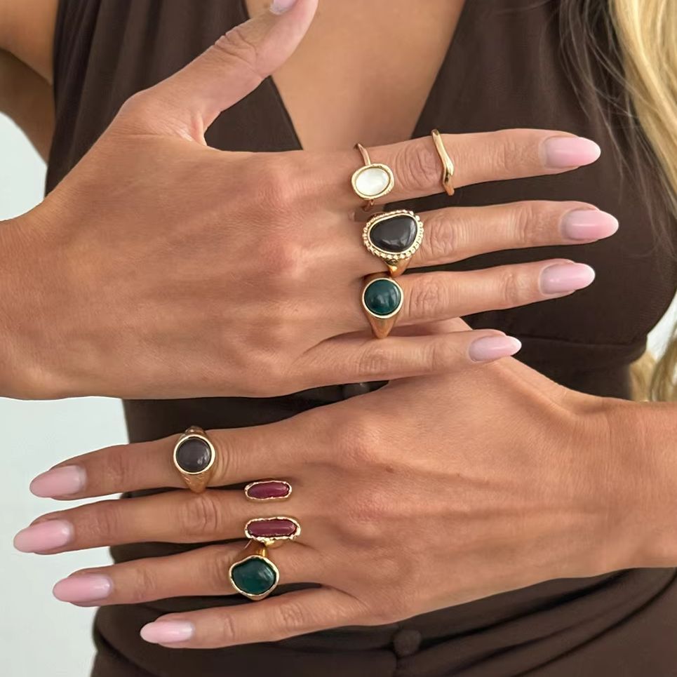 IngeSight.Z Ensemble de 7 pièc - Vintage Punk Knuckle Rings Set avis et prix