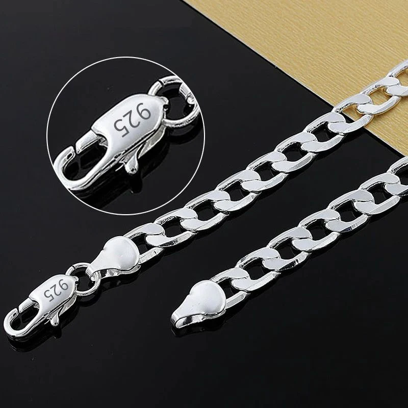 Collier en argent sterling 925 - Cuban Link Chain 12Mm avis et prix