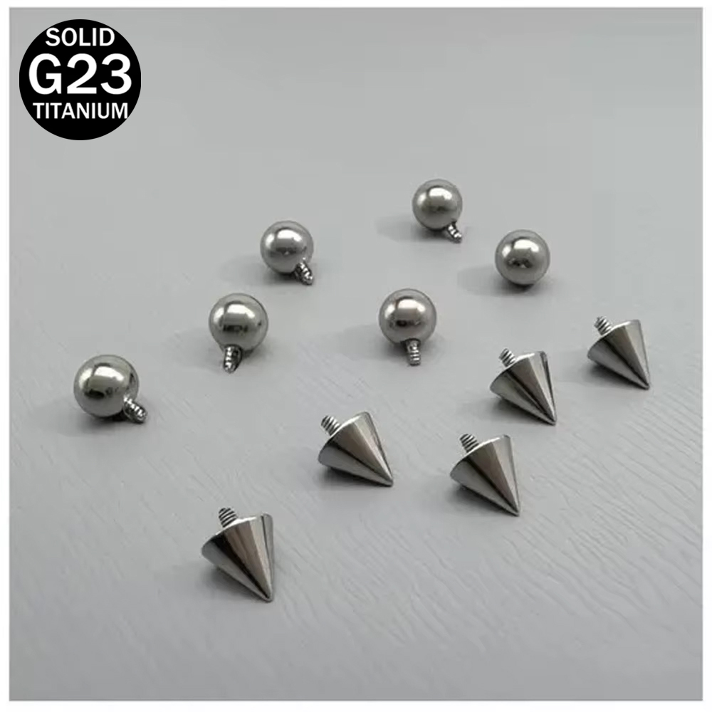 10/20pcs G23 Titanium Ear Stud - Body Jewelry avis et prix