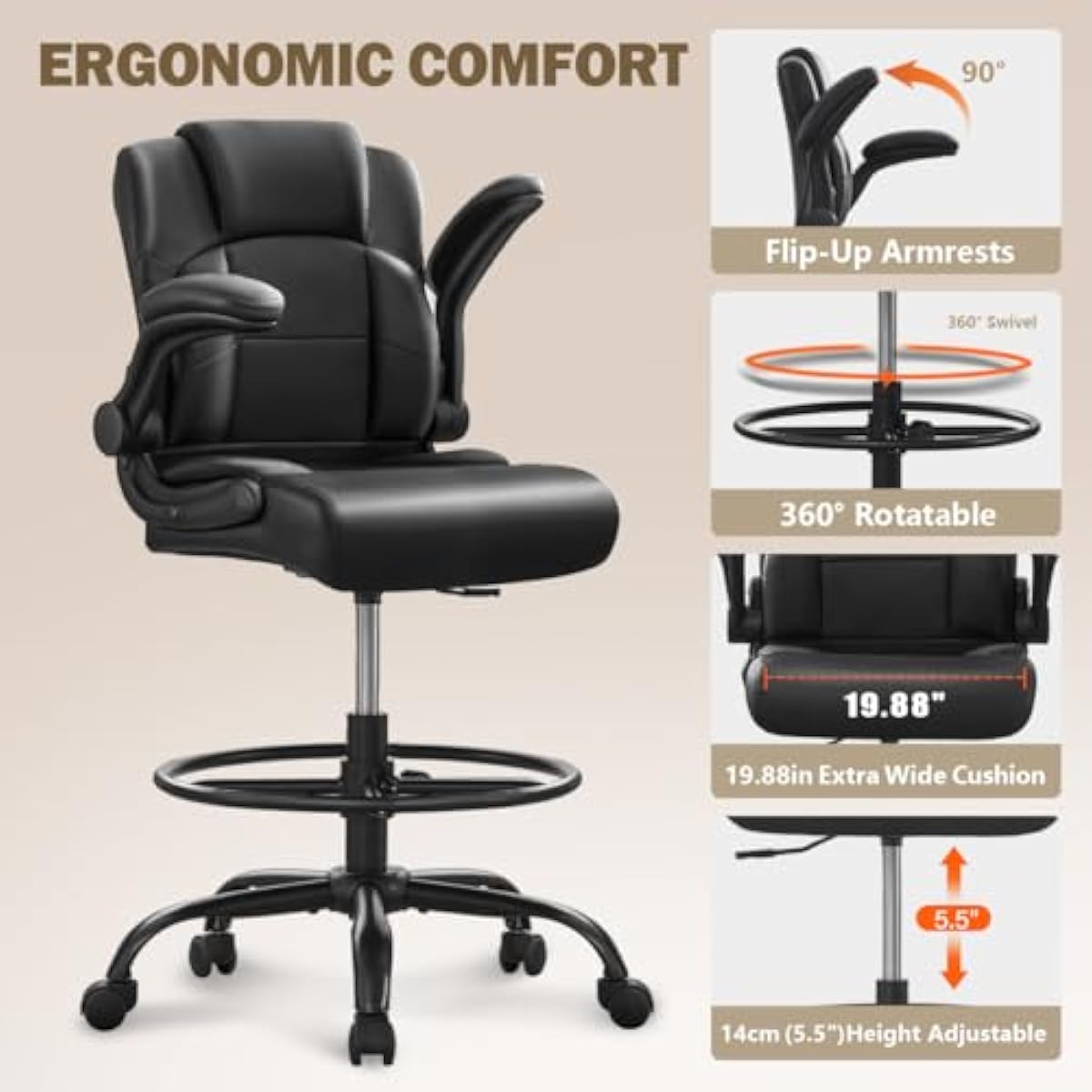Tabouret ergonomique surélevé  - Rings avis et prix