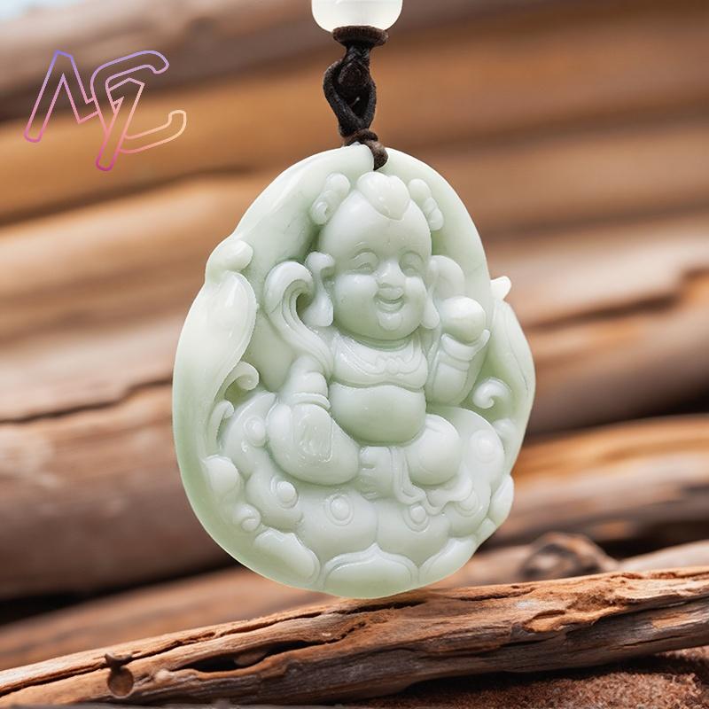 Collier pendentif Nezha en Jad - Necklaces avis et prix
