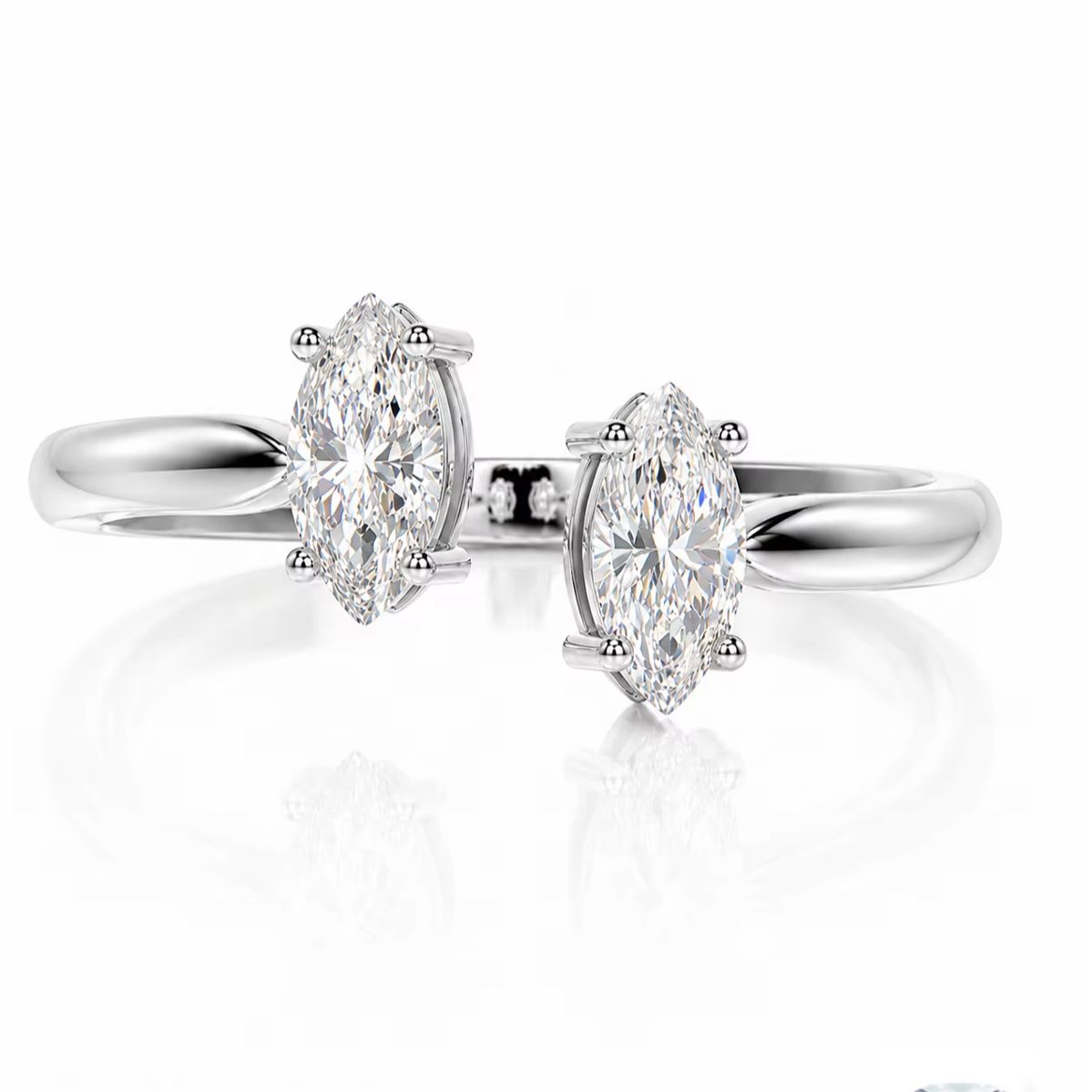 Une bague en argent sterling 9 - Moissanite Engagement Ring 1 Carat avis et prix