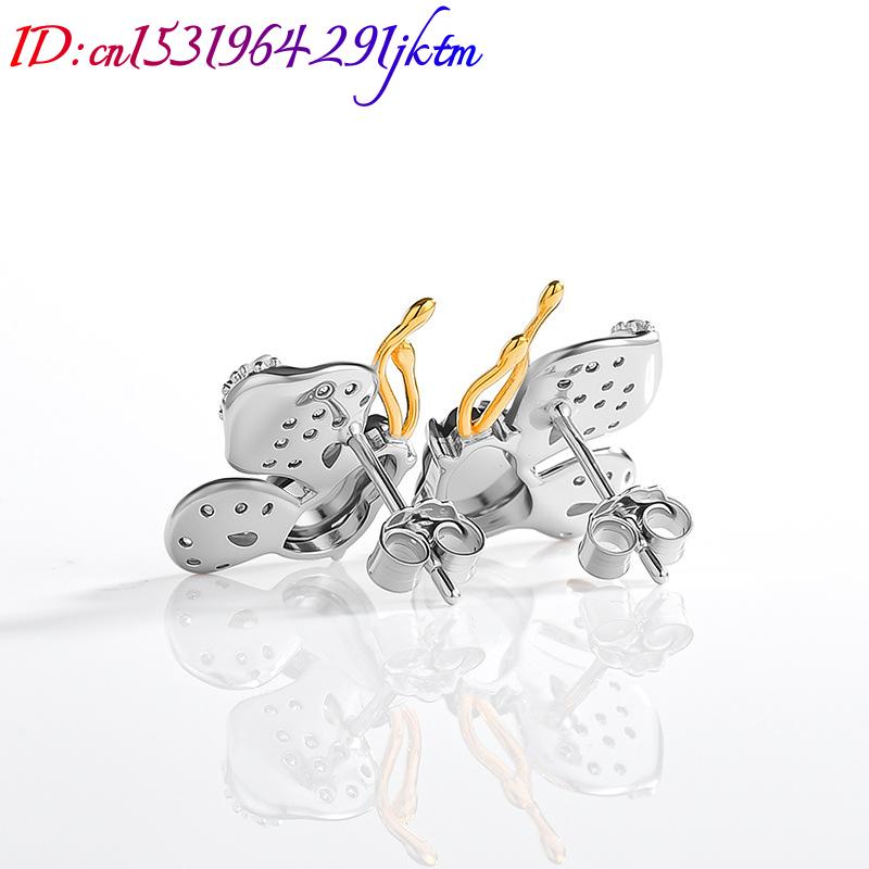 Boucles d'oreilles papillon en - Earrings avis et prix