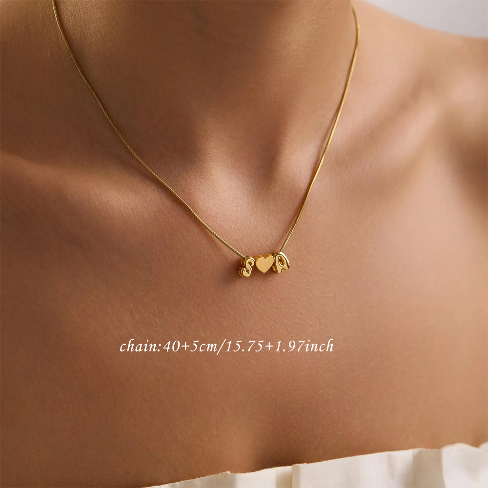 Collier personnalisé avec deux - Custom Name Necklace Stainless Steel avis et prix