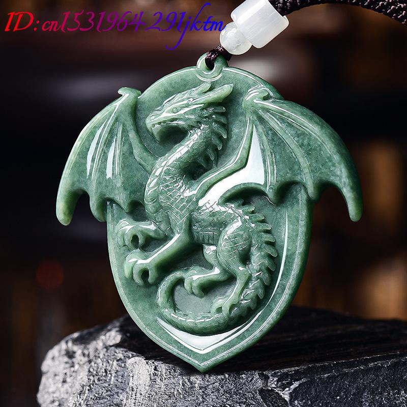 Collier pendentif Dragon en ja - Necklaces avis et prix