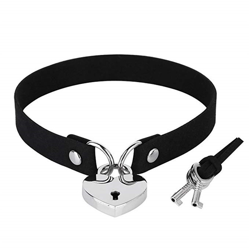 Collier ras du cou en cuir Pun - Goth Punk Spike Choker avis et prix