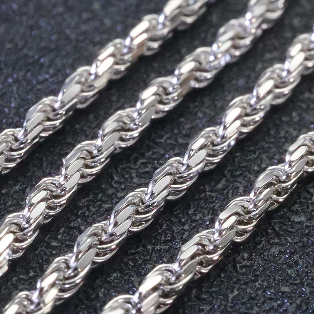 ESKEEM 3MM/5mm hommes femmes P - 925 Sterling Silver Chain Necklace Men avis et prix