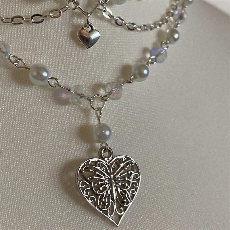 Collier de perles en forme de  - Pearl Choker Necklace Vintage avis et prix