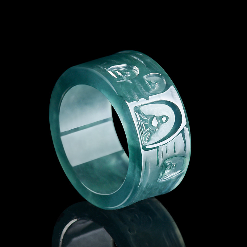 Bague Bouddha en Jadeite Natur - Rings avis et prix