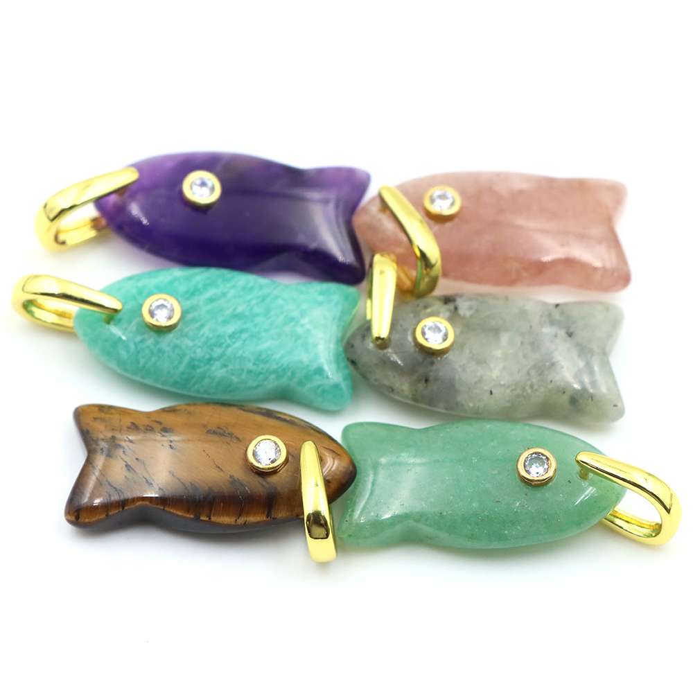 Pendentif en pierre naturelle  - Crystal Pendant Necklace Natural Stone avis et prix