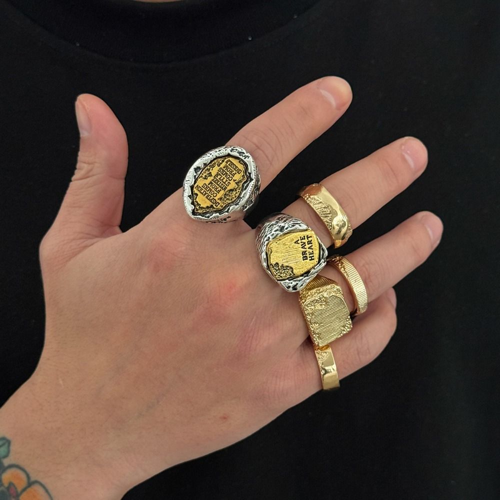 Ensembles de bagues pour doigt - Vintage Punk Knuckle Rings Set avis et prix
