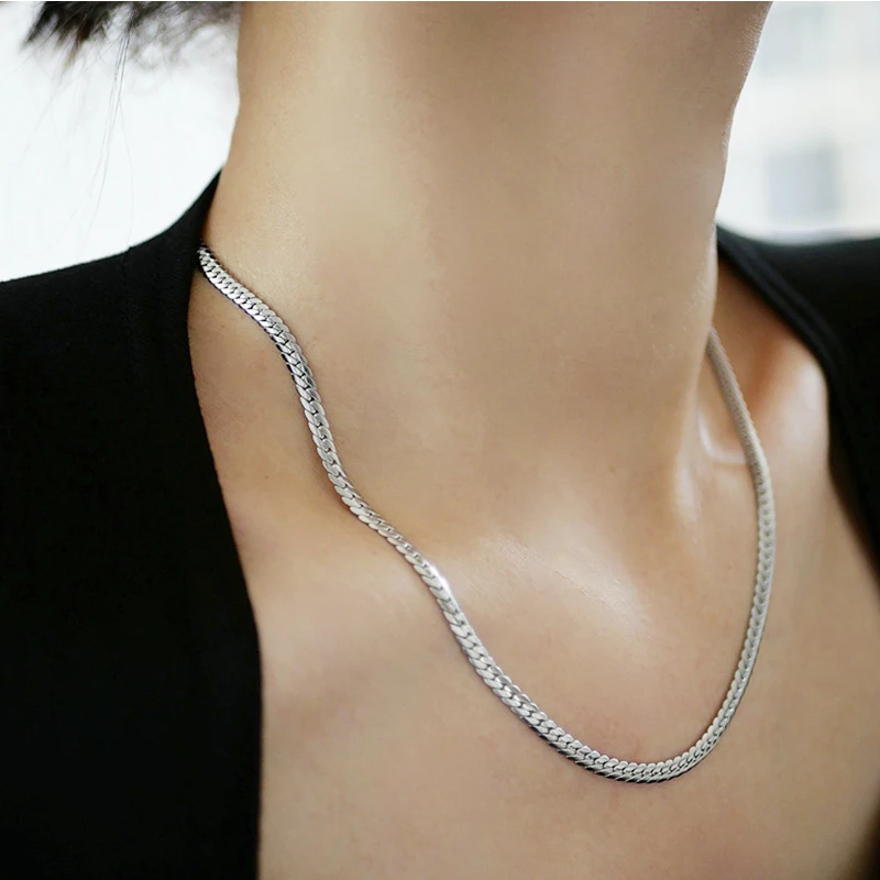 1pc 6 mm hommes 925 en argent  - Cuban Link Chain 12Mm avis et prix