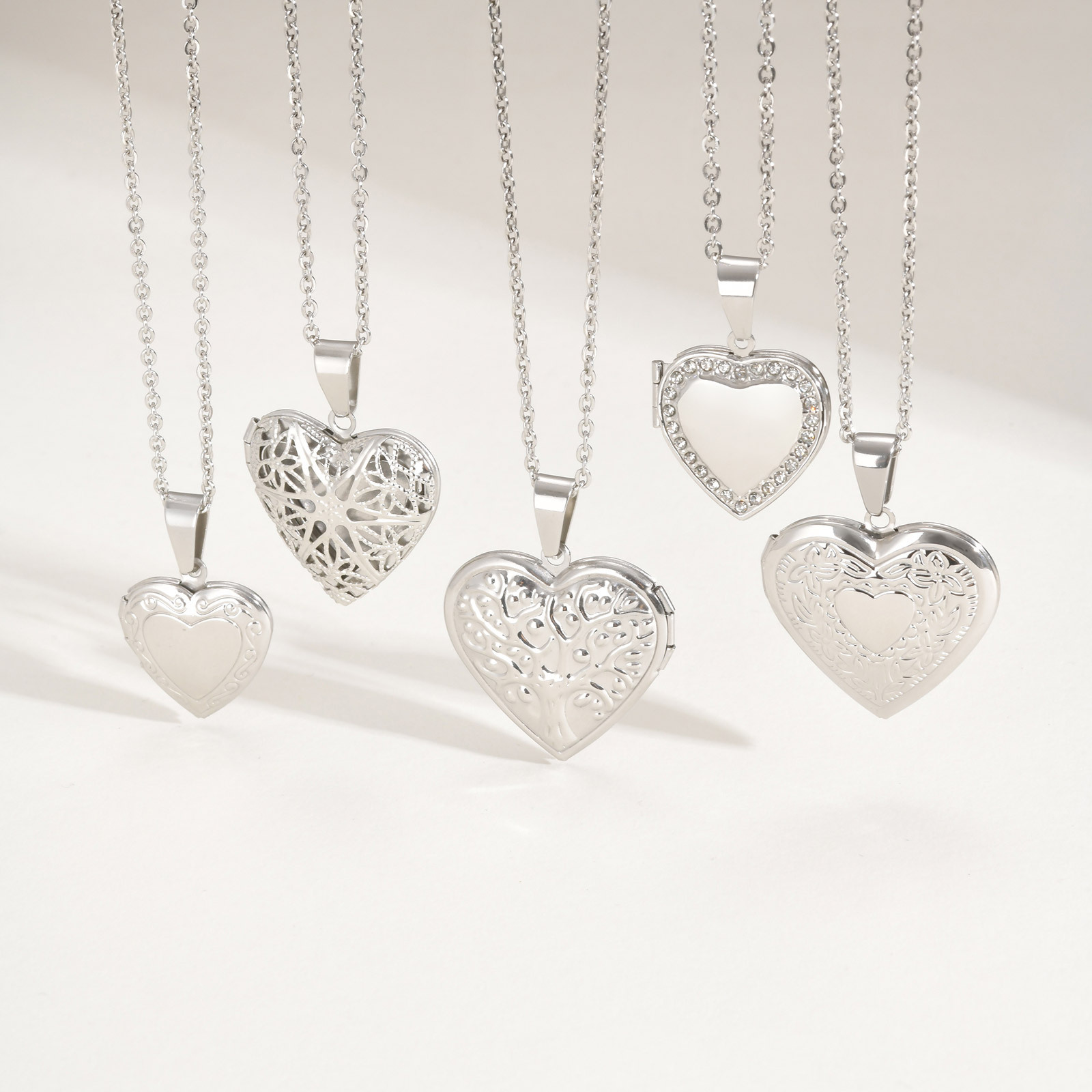 Vnox Never Fade – pendentif mé - Heart Locket Necklace Photo avis et prix
