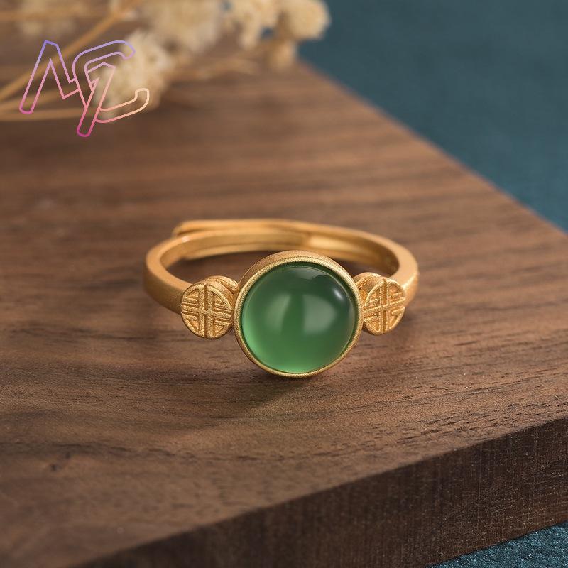 Bagues en Jade naturel, bijoux - Rings avis et prix
