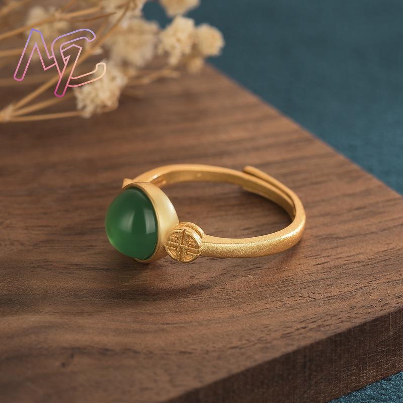Bagues en Jade naturel, bijoux - Rings avis et prix