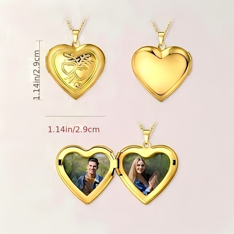 Collier personnalisé avec phot - Heart Locket Necklace Photo avis et prix