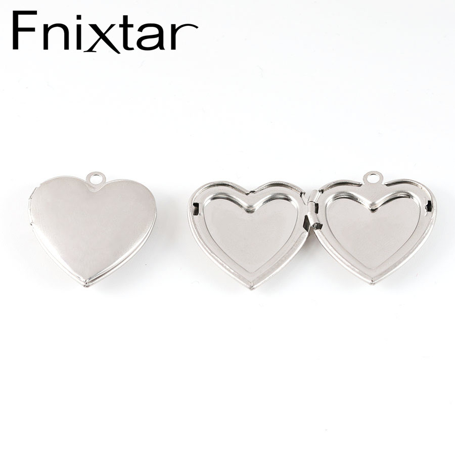 Fnixtar amour coeur Photo cadr - Heart Locket Necklace Photo avis et prix