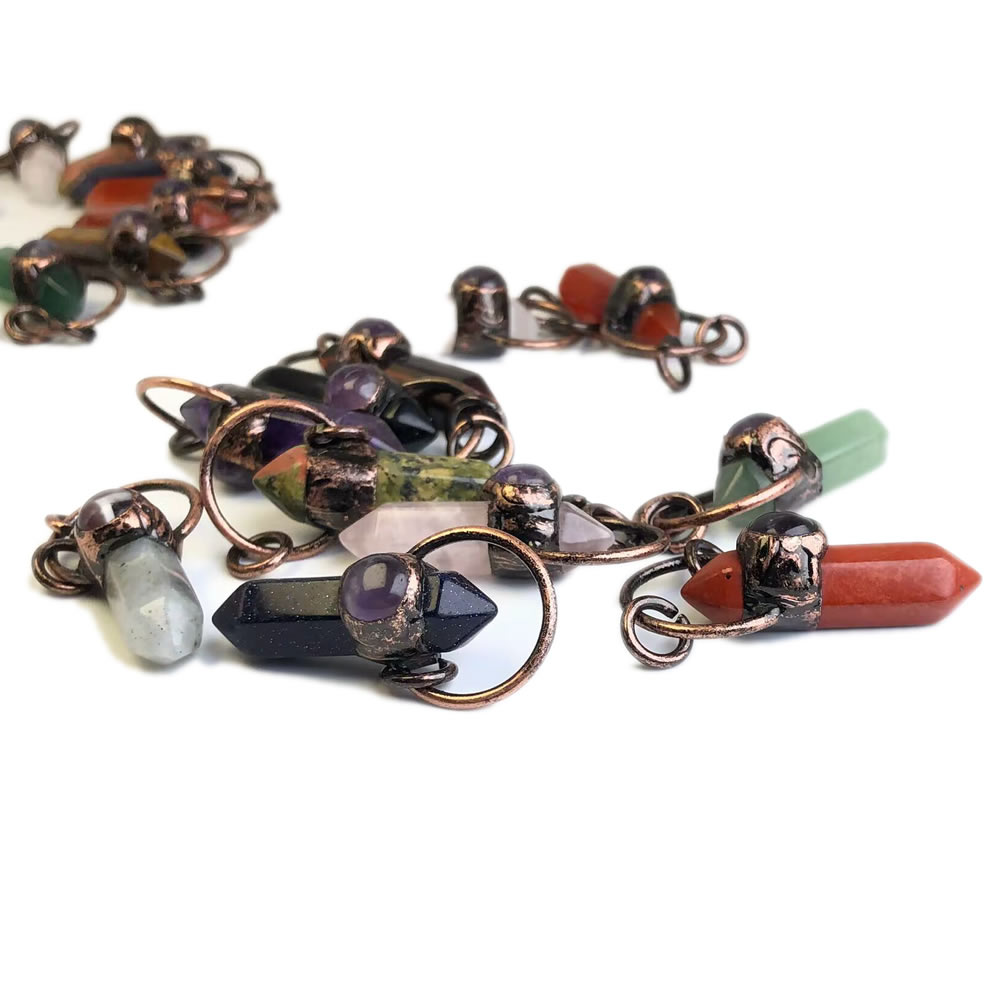 Pendentifs en pierre naturelle - Crystal Pendant Necklace Natural Stone avis et prix